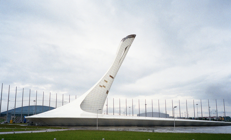 Olympic park, Adler, April 2014